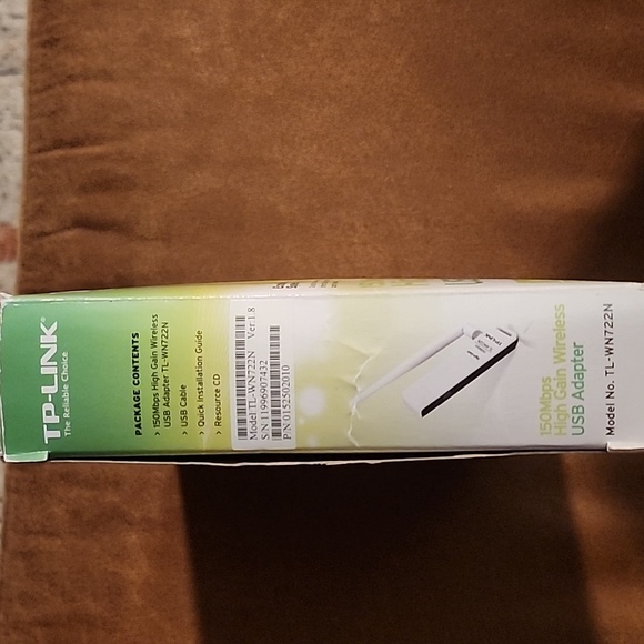 TPLink Moldel# TL-WN722N, 150Mbps High Gain Wireless USB Adapter v1.8 - Picture 3 of 9